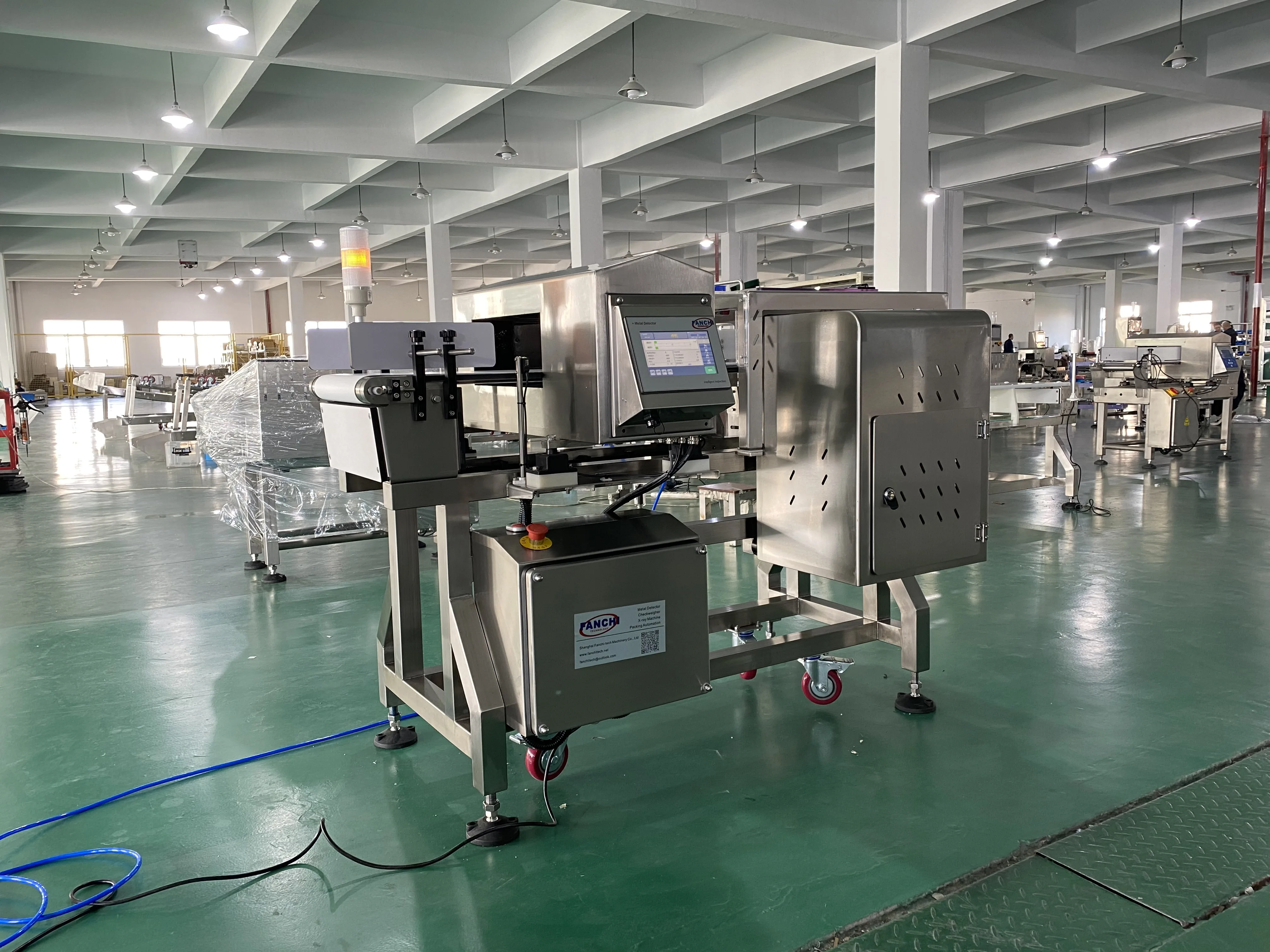 HACCP Quality Control Metal Detector Testing Equipment for Food Processing