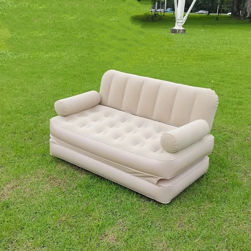 Inflatable Furniture Set with Pull Out Sofa Chair Air Bed Mattress and Pull Out Sofa Bed Sleep Away Futon Couch