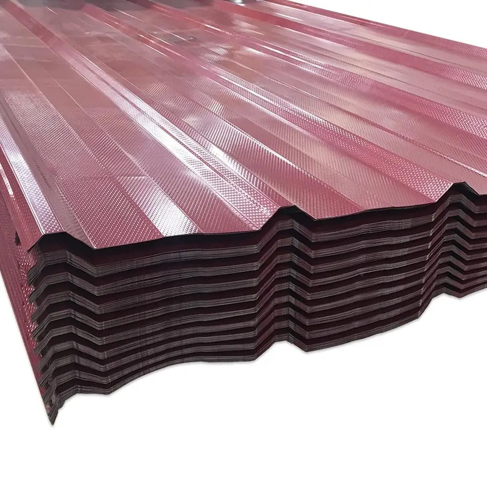 Non-defrmation Colored Metcoppo High Rib Galvanized Finely Processed 25 Gauge Ral 9002 White Corrugated Types Of Roofing Sheet