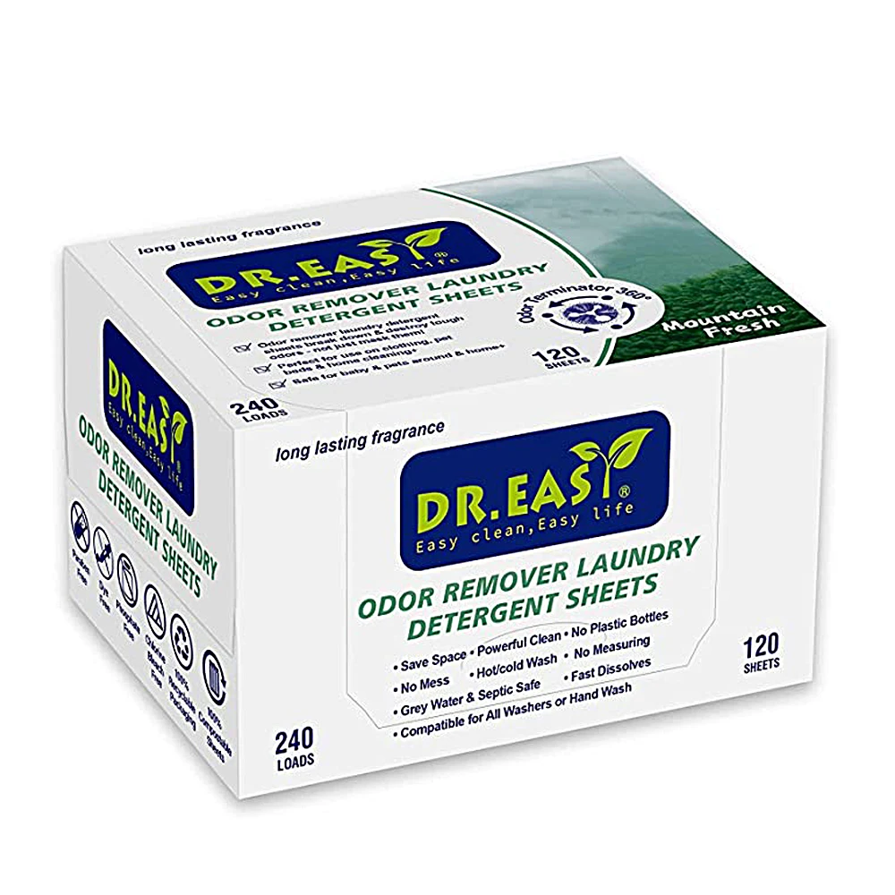 Ultra Clean Fresh Linen Biodegradable Laundry Detergent Sheets