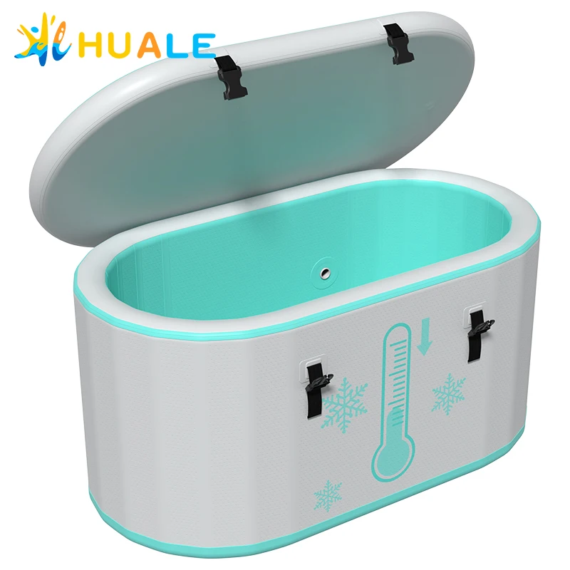 Factory Wholesale Oem Recovery Inflatable Portable Cold Insulated Hot Plunge Bath Icetub Pot Tub Ice Bath With Cooling System