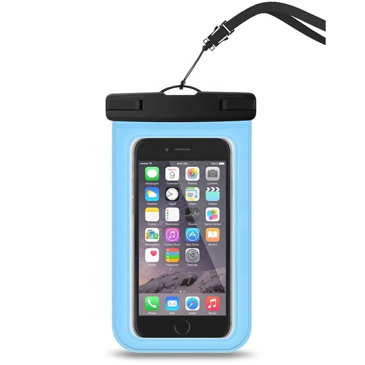 Wholesale Full View Waterproof Case Rainforest transparent dry bag Seaside Swimming Pouch Mobile Phone Covers for smartphone
