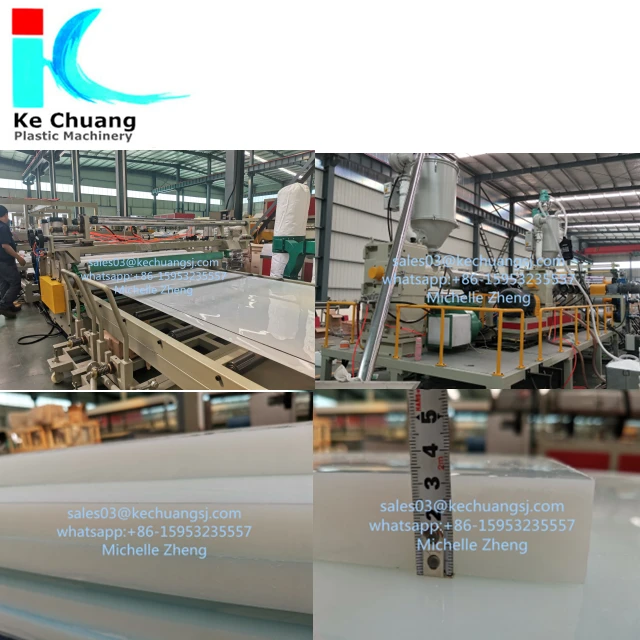 Plastic HDPE PVC MPP PS PC Sheet  Board Plastic Sheet  making machine extrusion production line