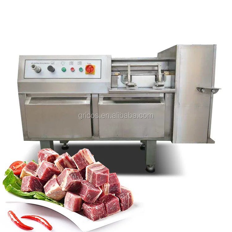 High Productivity Frozen Meat Cutter/ Meat Chopping Machine/  Frozen Meat Block Cube Dicing Machine