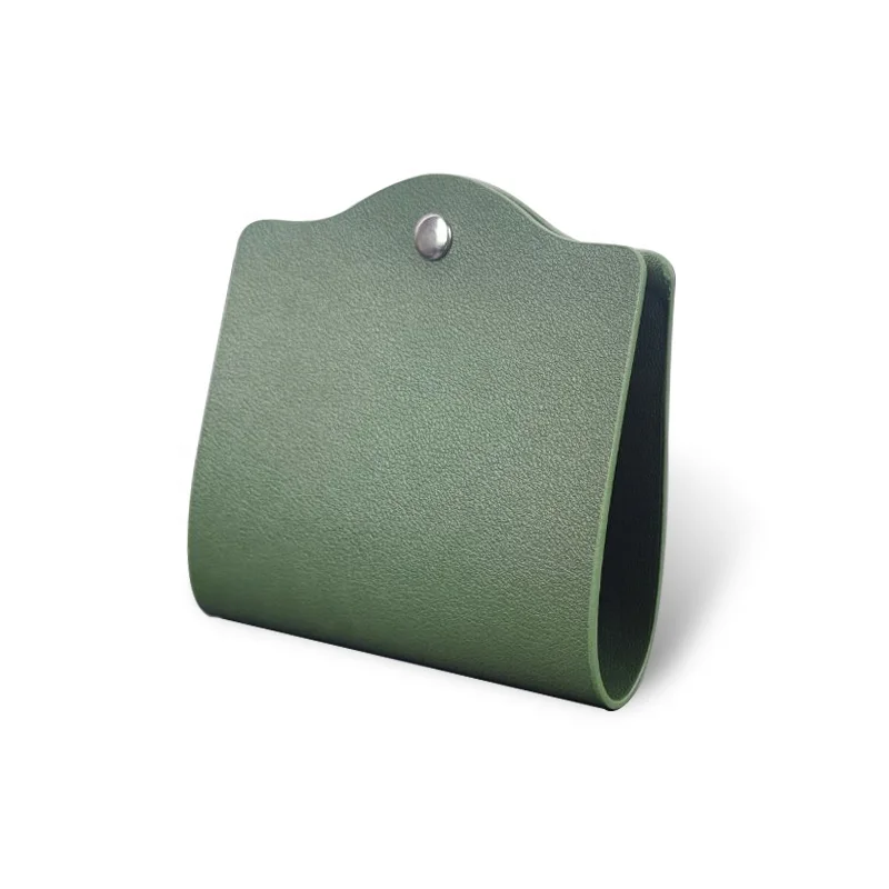 Portable  Minimalist Soft Folding Pu Leather Masking Facemasked Case Organizer Mini Face Masked Storage Holder