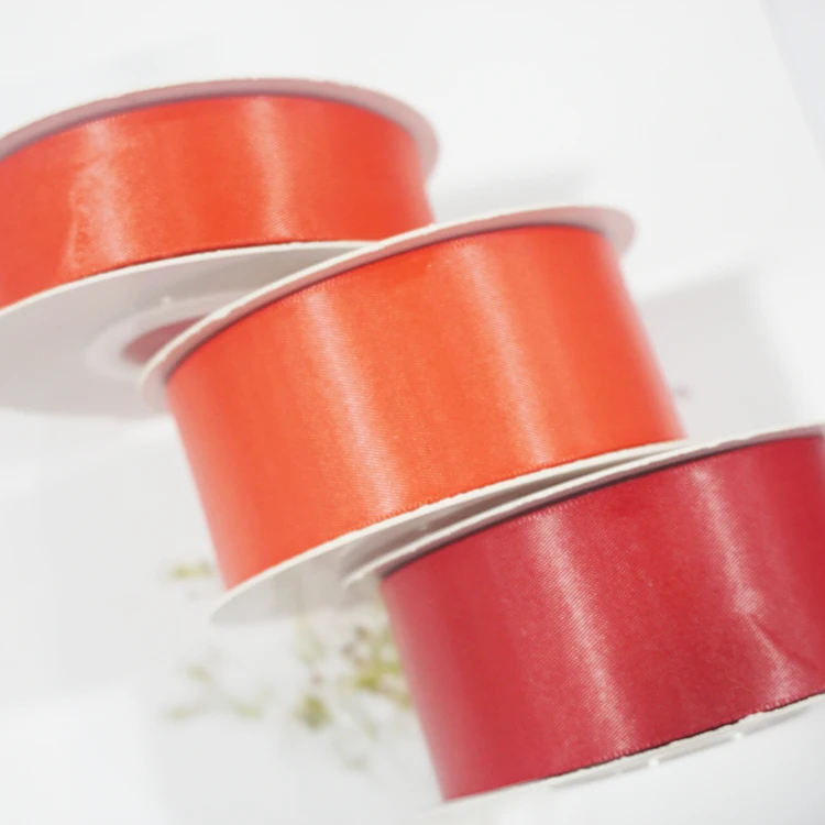 Wholesale Designer Christmas Gift Ribbons Custom Printed Box Packaging Satin Ribbons for Wedding