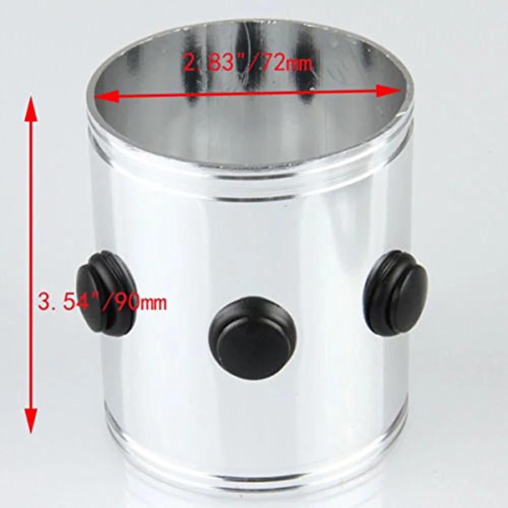 Universal 3' Aluminium Air Filter Intake Intercooler Piping Pipe Hose Set