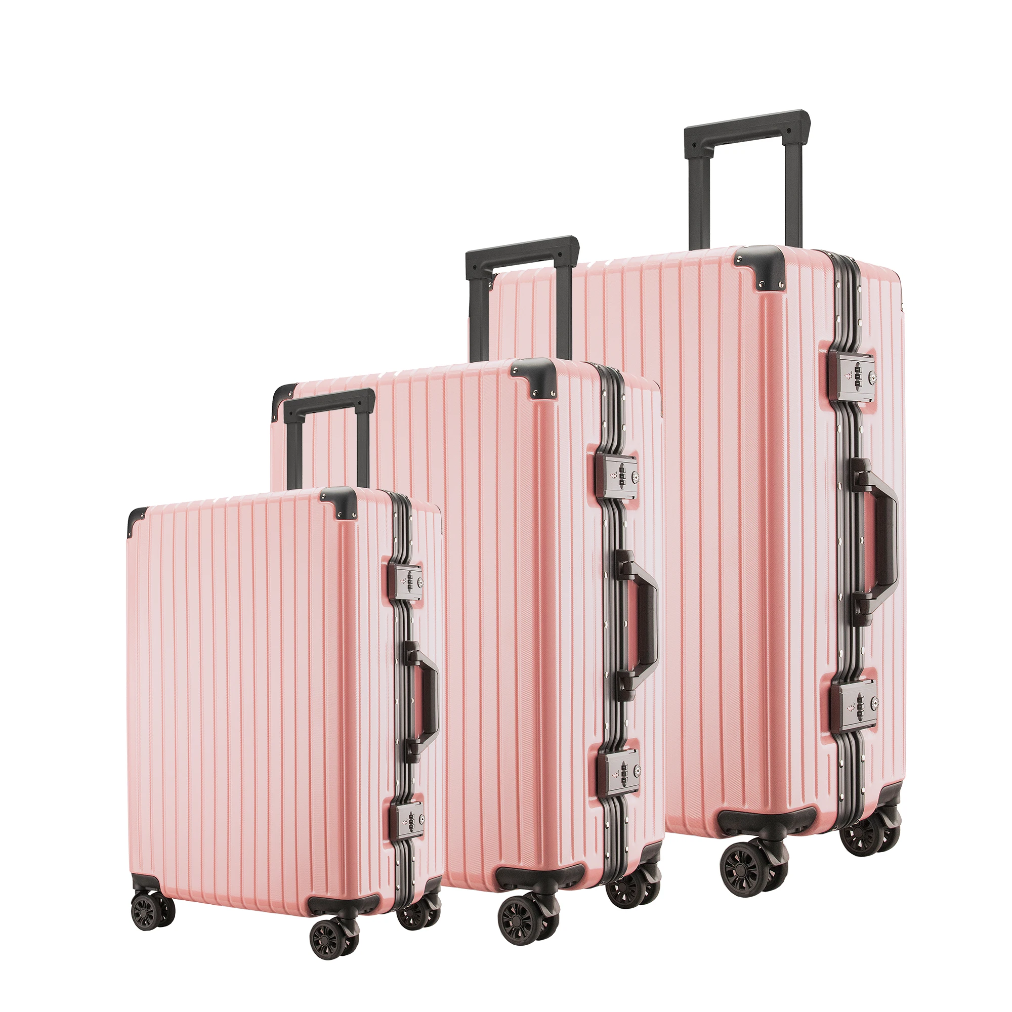 Hot-sell Best travel ABS trolley suitcase set/carry-on luggage ABS luggage set