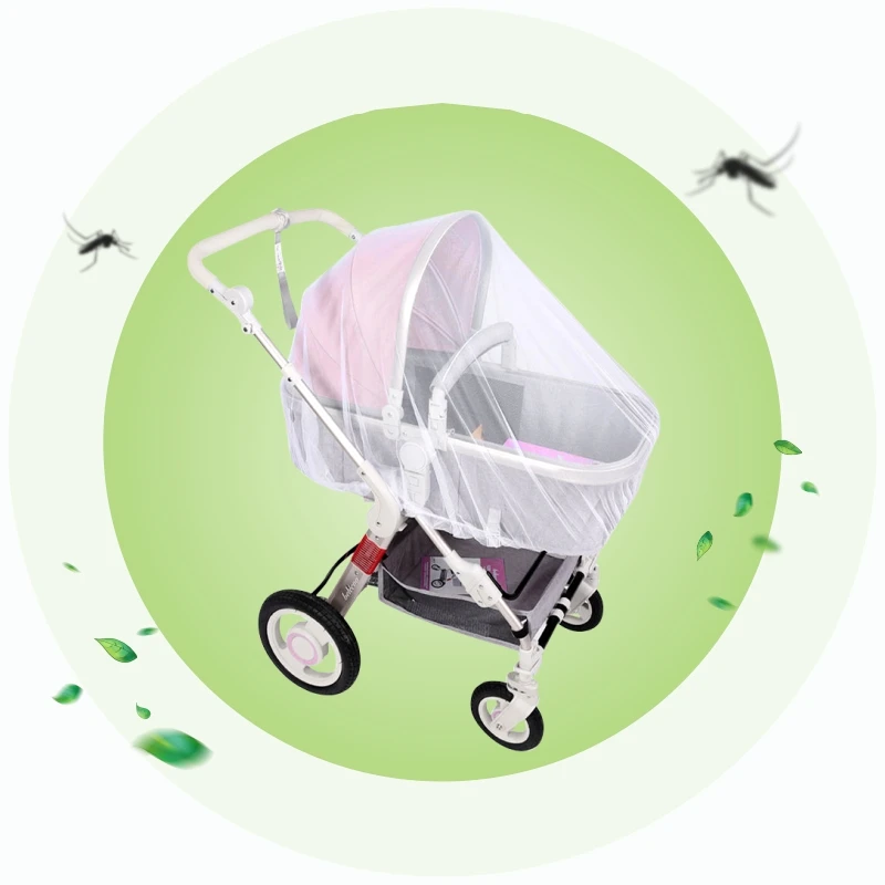 Probebi Baby Stroller Mosquito Shield Net Mesh Stroller Accessories Mosquito Net Safe