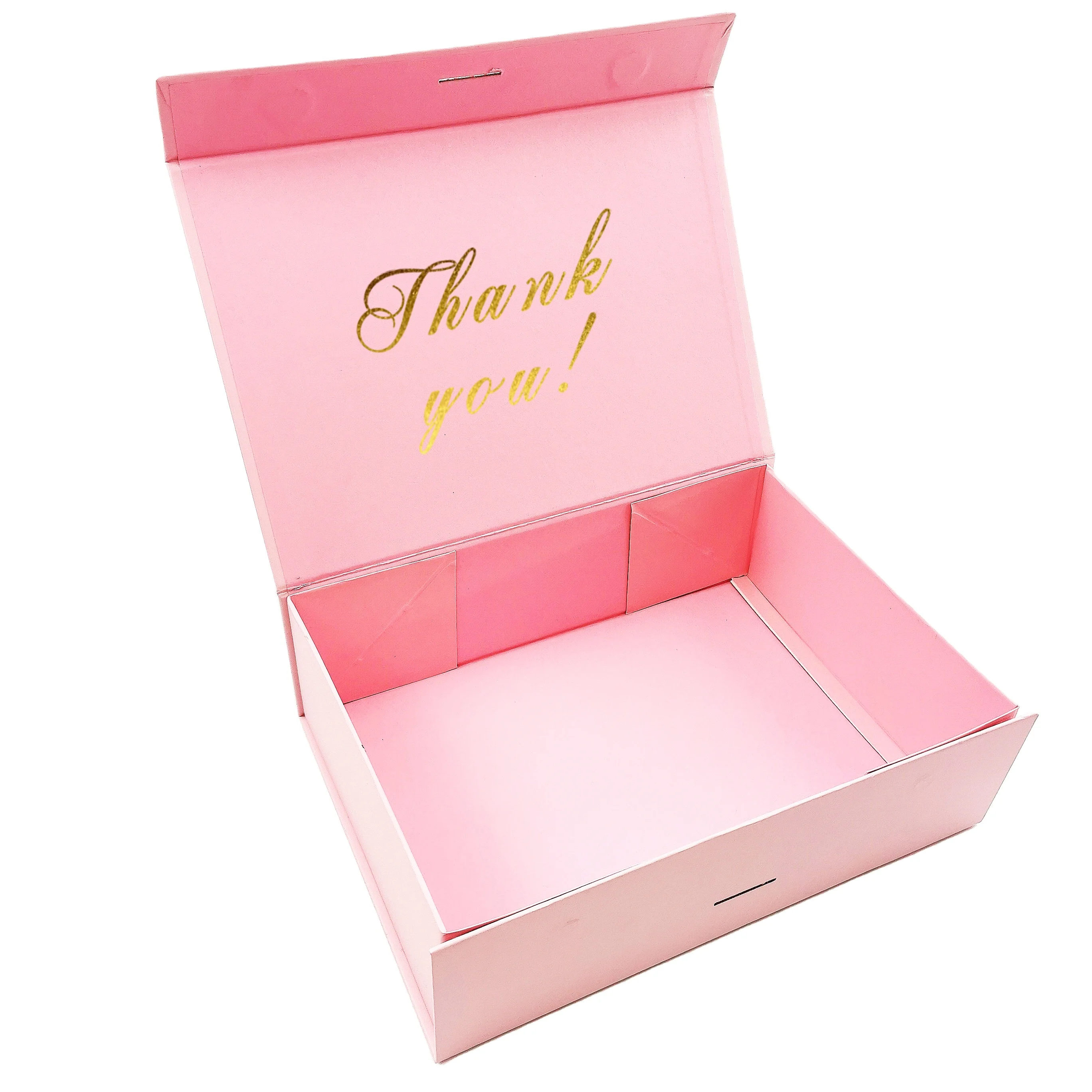 Custom Free Design Magnetic Folding Gift Jewelry Packaging Cardboard Paper Box With Lid Ribbon Your Own Logo