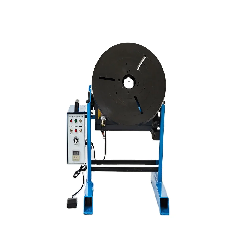 Horizontal Welding Turntable 50Kg Welding Positioner With Torch Holder