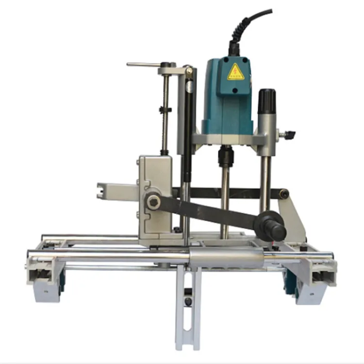 Portable Woodworking Drilling Machine Small Manual Wooden Door Lock Hole Tenon Drilling Machine