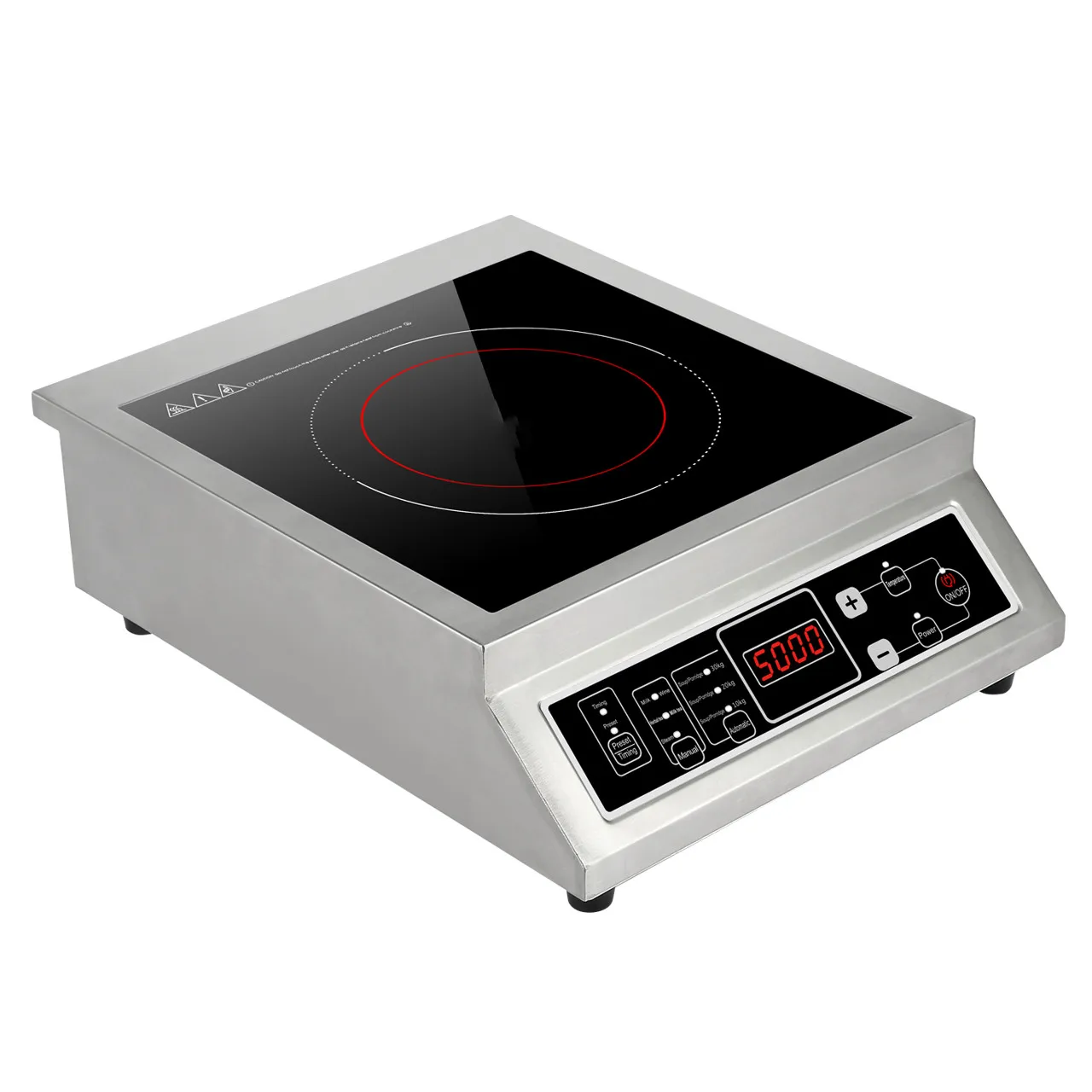 220v Induction Cooker 4000w Commercial Stainless Steel Induction Cooker Household Stir Fry Battery