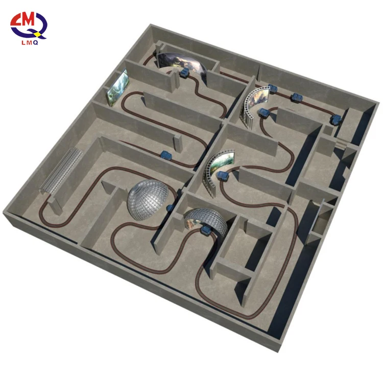 VR 9d Naked Eye Virtual Reality Cinema Simulator Dark Ride Indoor Theme Park Flying Cinema