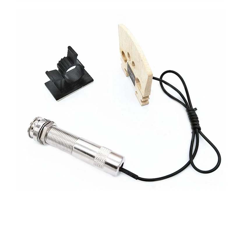 Manufacturer Hot Selling Multifunction High Quality Violin Pickup With Bridge For Sale EQ Equalizer