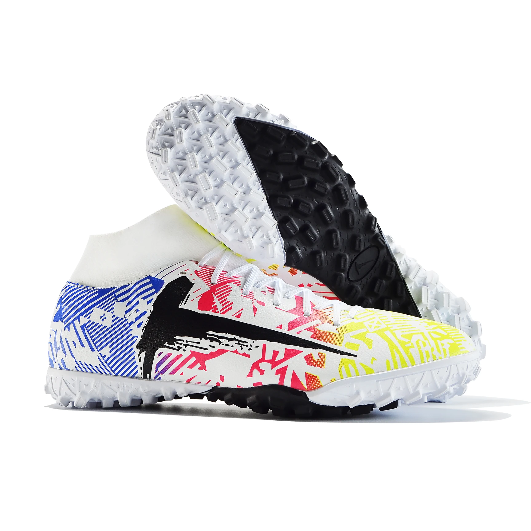 2021 New Arrivals High Quality Pu Leather Soccer Shoe Men Tf\Fg Cleats Original Football Boots Soccer Shoes For Kids