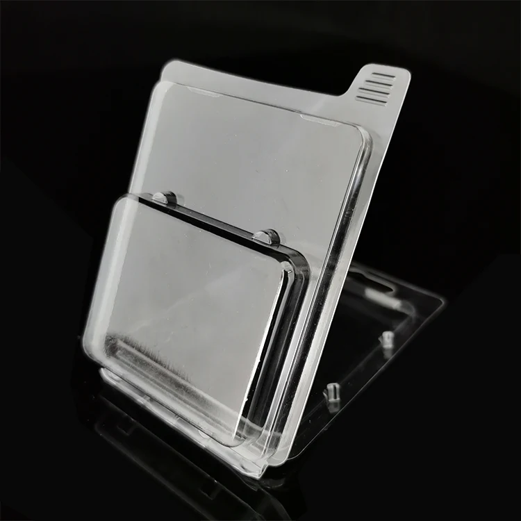 
Hot sales recycled blister clamshell box packing for massage paste transparent rectangular packaging boxes 