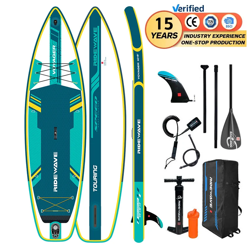 RIDEWAVE New high-end Inflatable Touring sup soft surfboard inflat fishing paddleboard carbon fiber stand up paddle boards