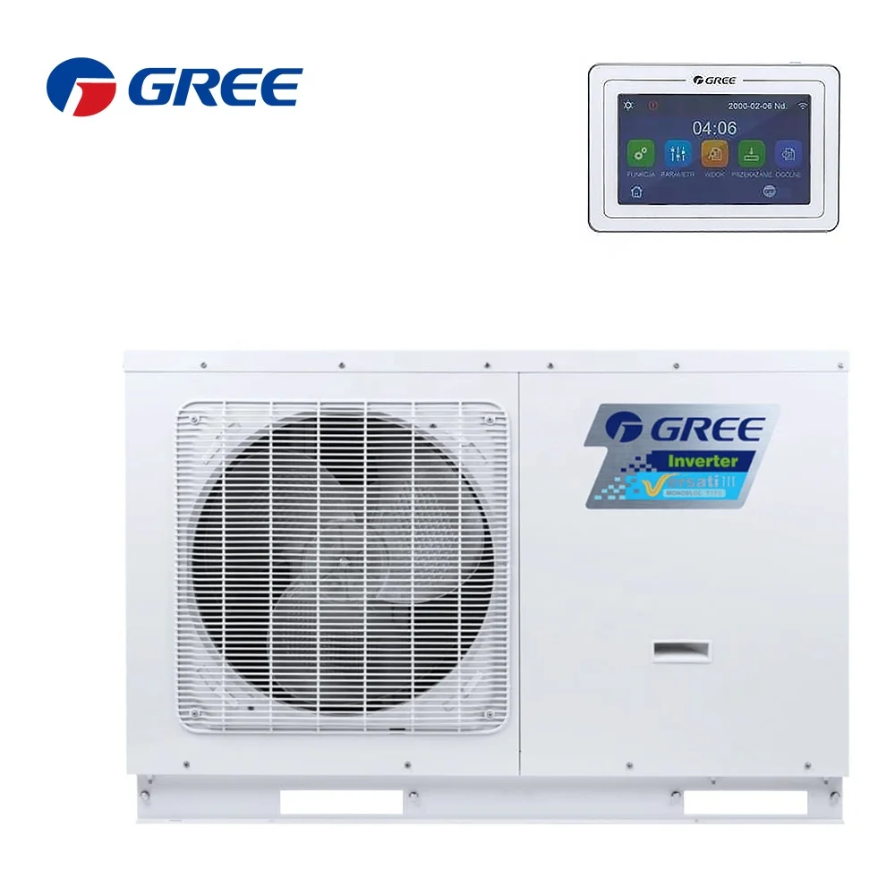 Gree Versati R32 моноблок тепловой насос Evi подогрев для дома легкая установка