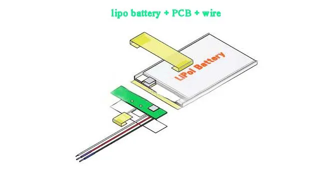 803048 3 7 v перезаряжаемый литий-полимерный аккумулятор 1200mah с UN38.3