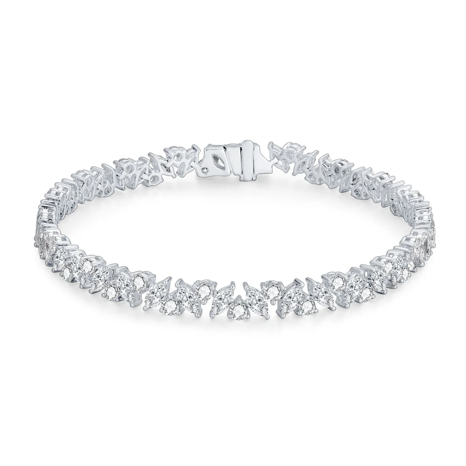 Abiding Jewelry Manufacturer Custom Au750 Real Gold 5.798ctw VVS Lab Grown Diamond Chain 18K Solid Gold Ladies Diamond Bracelet