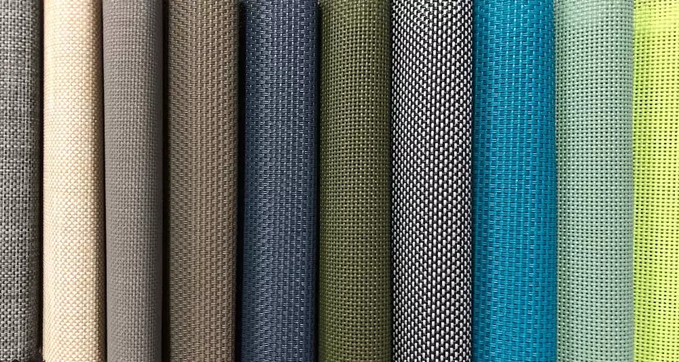 Pakistan 2*1 Style Many Color Mixed Up Best Selling Pvc Mesh Coated Fabric For Outdoor Leisure Furniture  Use