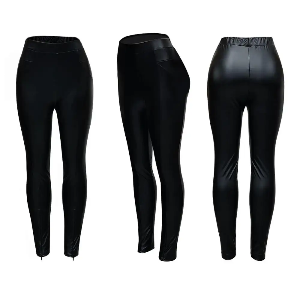 
In Stock Women African Patterns Leather Pants 
