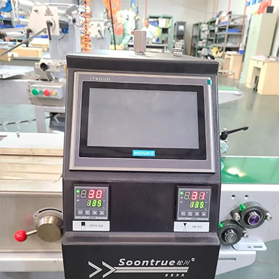 auto horizontal hard mint candy flat lollipop sweets pillow flow packaging machine manufacturer