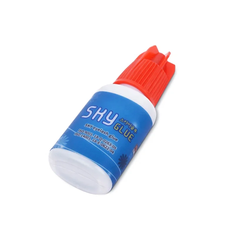 
S+ Sky Glue Eyelash Extension Glue Wholesale 1-2S Dry Long Lasting Eyelashes glue Strong Adhesive Lashes Gel Priveate Label 