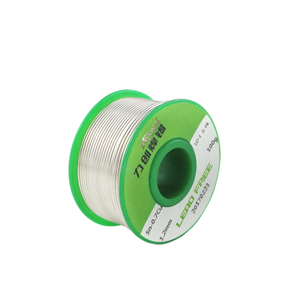 Lichuang wholesale Sn-5Sb 50g lead free solder high temperature soldering tin antimony alloy solder wire welding wires