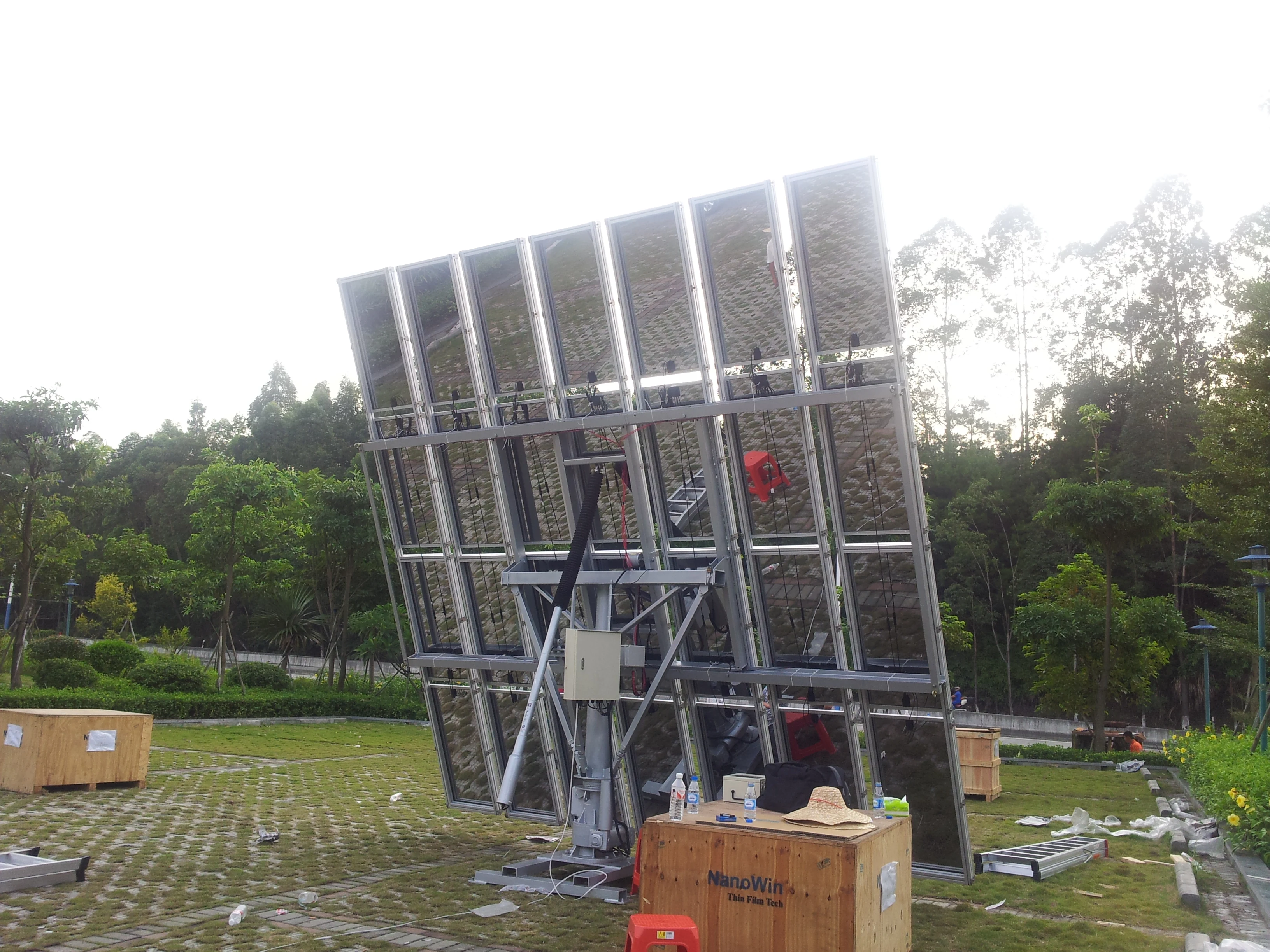 Off Grid Solar System Convenient 300W to 10KW Smart MPPT Adjustable No Battery Solar Tower Technology