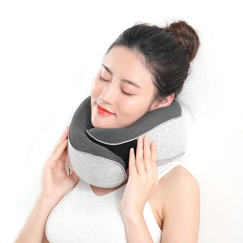 Airplane Car & Home Best Gift Travel Kit with Earbuds Eye Mask Neck Support Folding Neck pillow