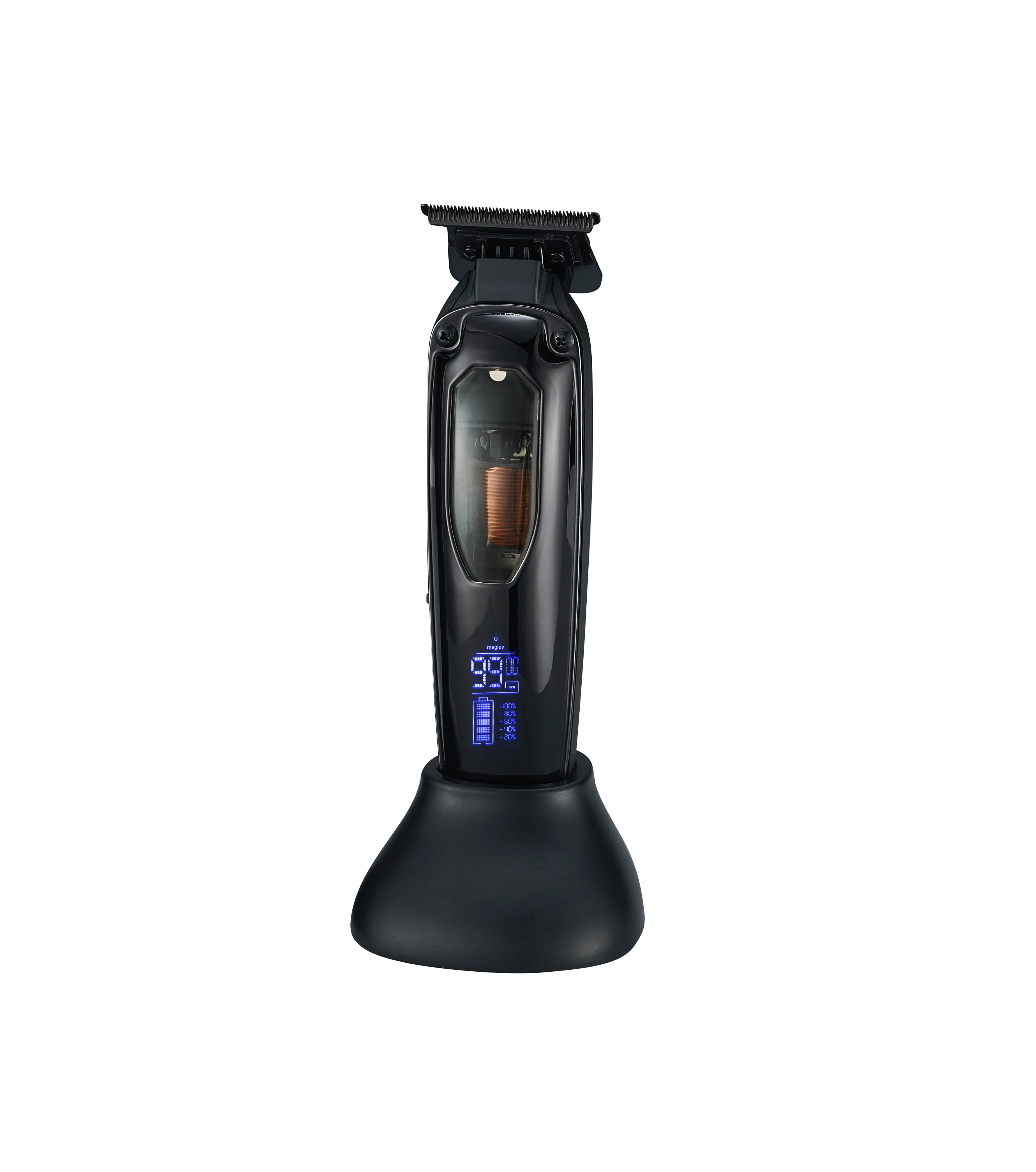 GOBO  Mini Clippers Magnetic Trimmer Groomer Cordless Self-Haircut Kit Styling Shears DLC blade