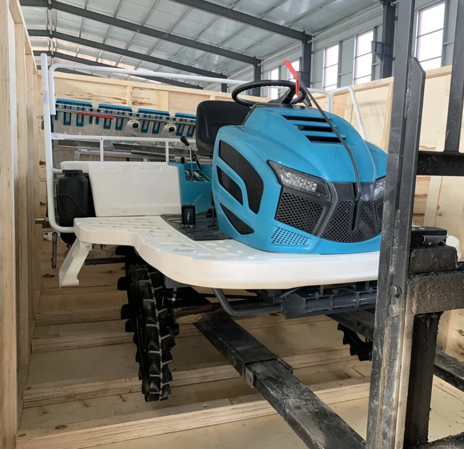 Shidi  Paddy Rice Transplanter Machine With Japanese Brand Diesel Engine Ridding Type 6 rows 8 row Rice Transplanter