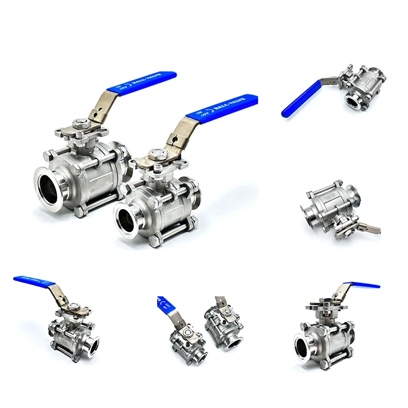 LongDing 2way 3way 3/4 1/2 2 inch Stainless Steel 304 316 tee Fitting Control Elbow valve water gas Pipe Fittings Manufacturers