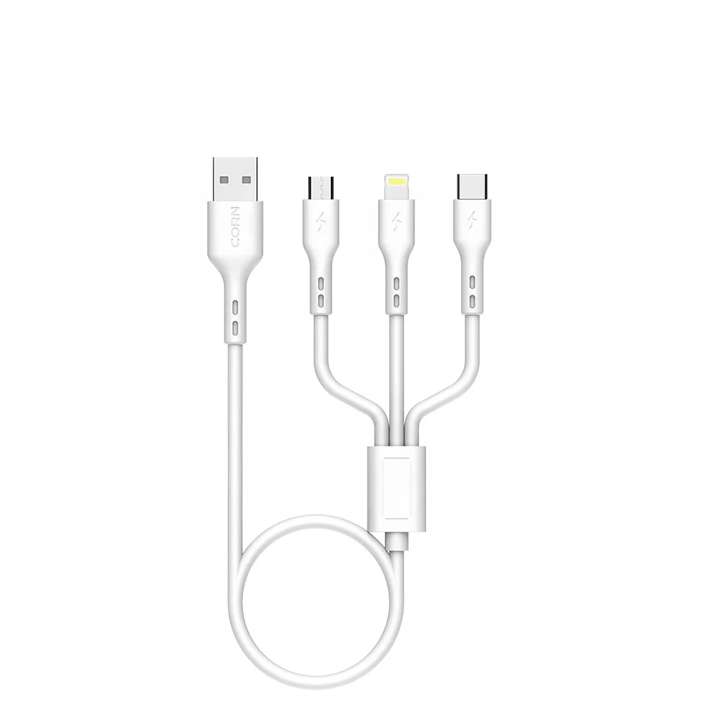  3 в 1 USB-кабель для быстрой зарядки и передачи