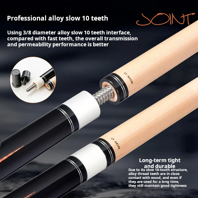 Omin secret Fuhu pool cue black 8 маленькая голова китайский черный восемь бильярдный большой головной Американский набор из девяти Киев
