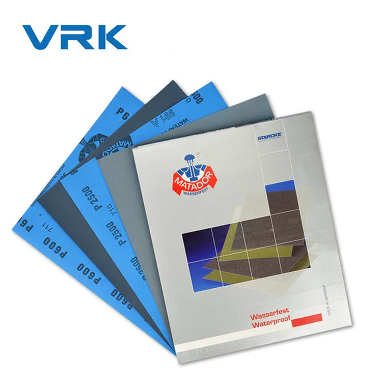 1200 grit waterproof electro coated silicon carbide abrasive paper grinding paper