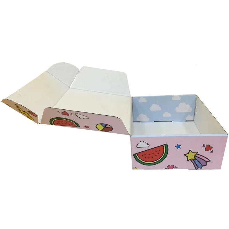 Custom Corrugated Cardboard Fitness Box Snack Box for Healthy Protein Bars, Cookie, Snacks Care Package