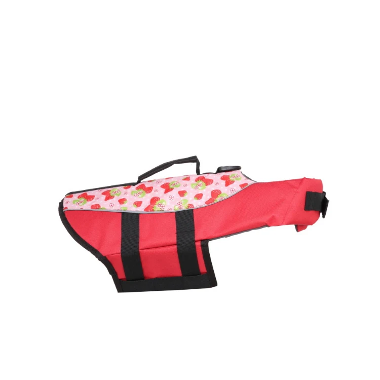 Wholesale Pet Floatation Vest Saver Swimsuit Soft handle Dog Lifejackets for Water Safety