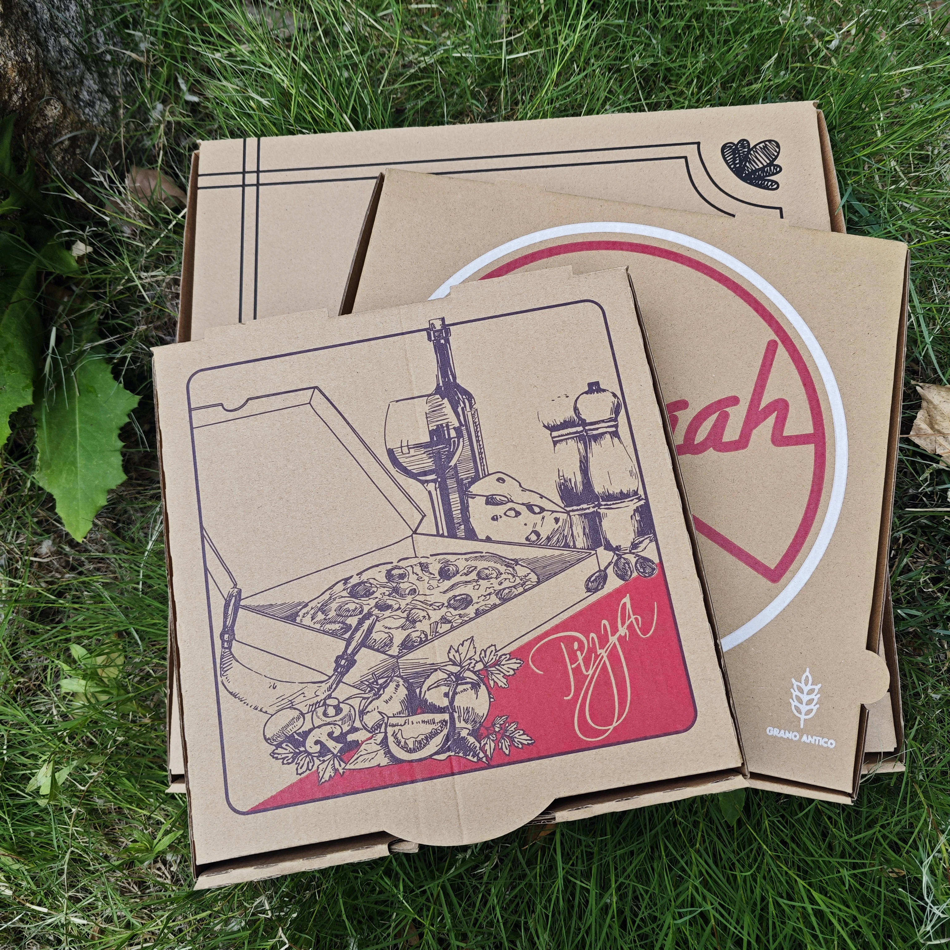 Pizza Packaging Box 10 Inch Cardboard Box Takeout Packaging Corrugated Cardboard Box