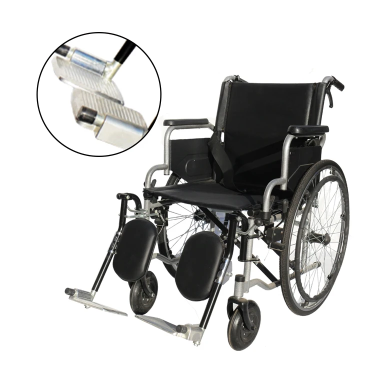 
Economic steel foldable heavy duty wheelchair 