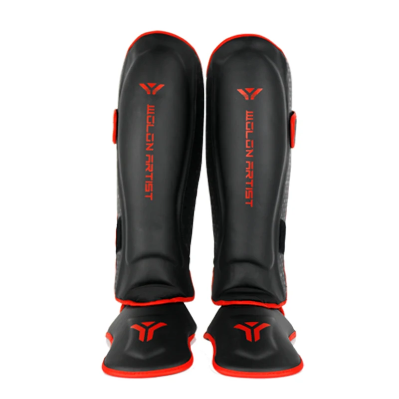 2024    Leather leg protector boxing Muay Thai  Shin Guard