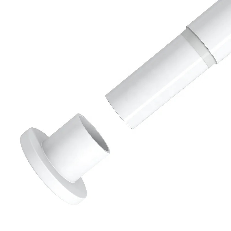 Customizable home bathroom shower curtain rod Adjustable carbon steel spring tension rod