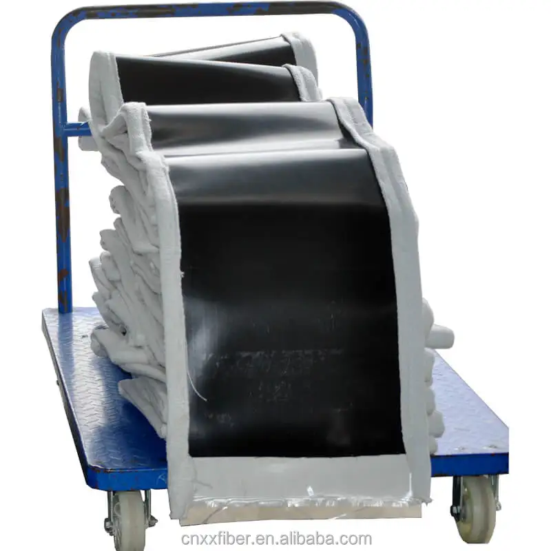 Non-metallic Expansion Joints Boiler Flue Glass Fiber Fabric using at 1200 Celsius degree