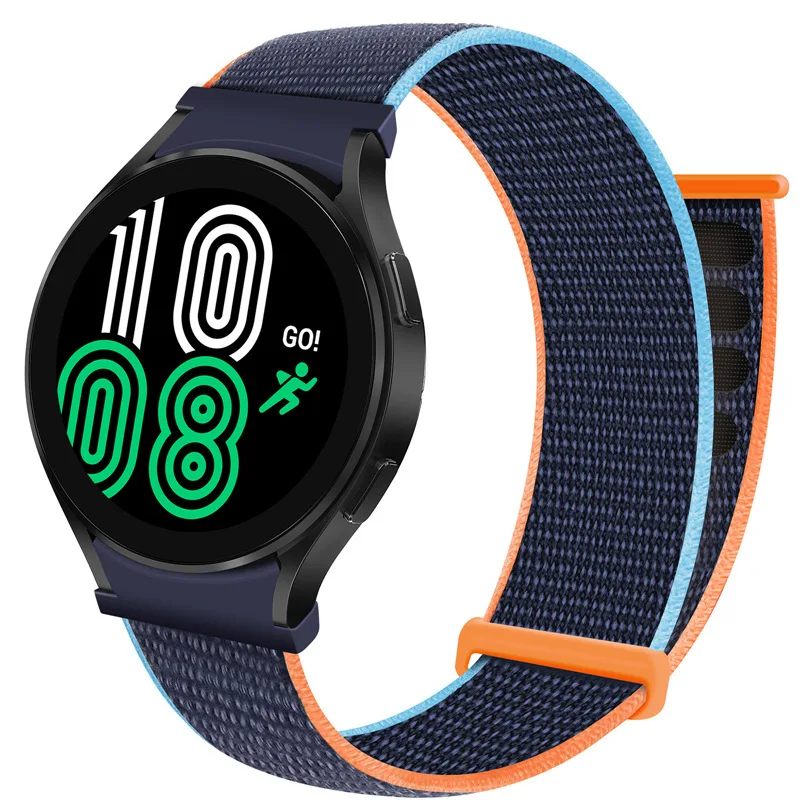 Sport Nylon loop Bracelet For Samsung Galaxy Watch 4 Classic 42/46mm Magnetic Loop Strap Samsung Galaxy Watch 4 44/40mm