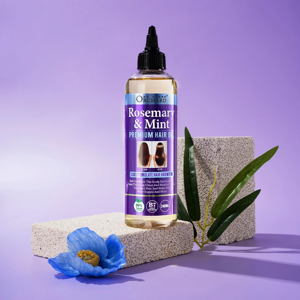 New Arrival Improve Scalp And Promote Hair Follicle Growth Rosemary & Mint Leave-In Conditioning Hair Spray