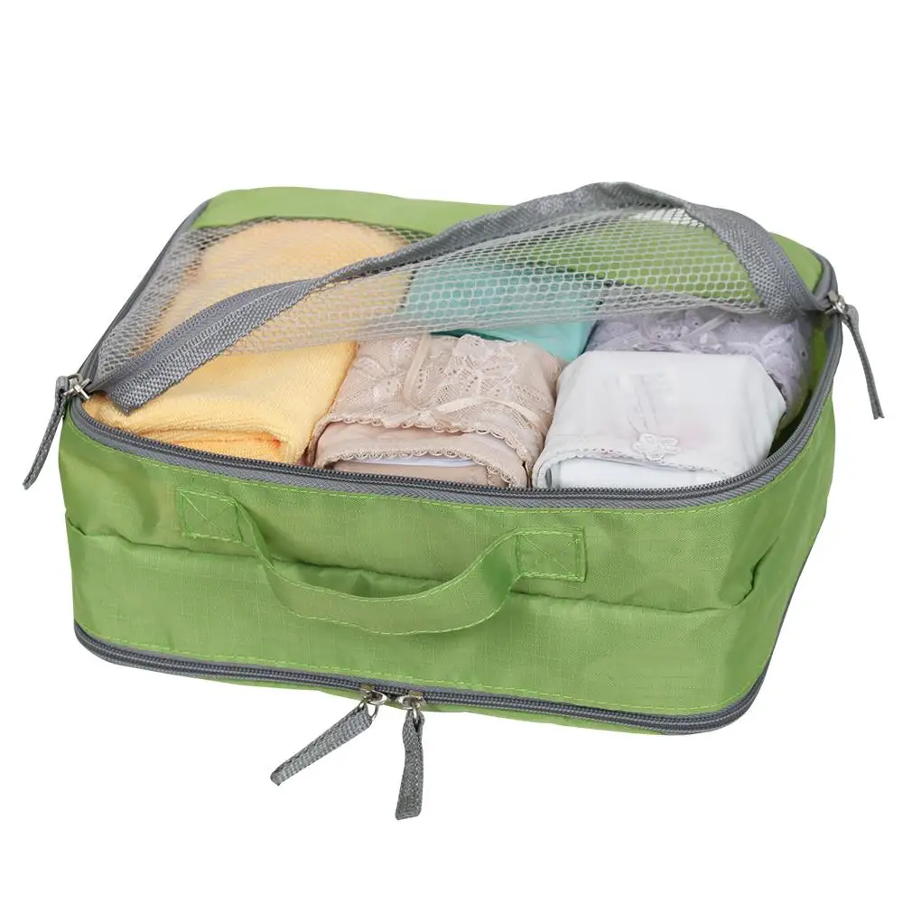 Multifunction Clothes Shoes Storage Travel Organizer Bag Luggage 8 Pcs Compression Compressible Packing Cubes Set for Men Women