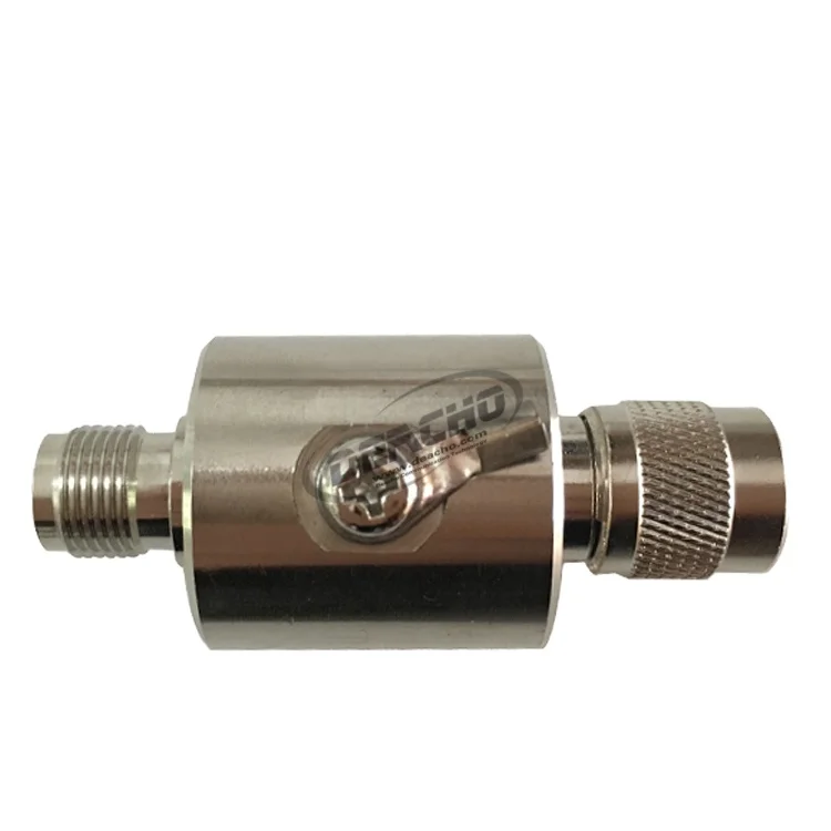 RF surge protector male to female TNC discharge tube coaxial lightning arrestor TNC surge arrestor