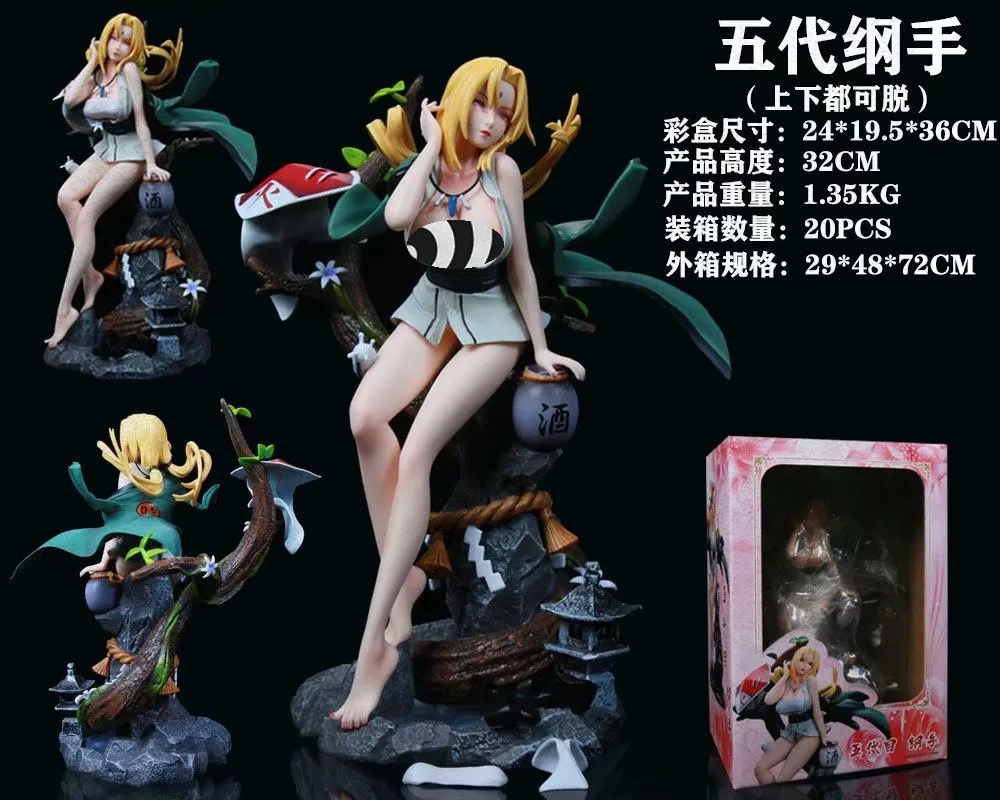 Large supply anime girl sexy statue tsunade figure life size anime statue